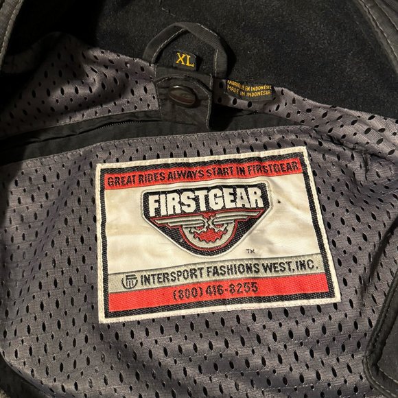 First Gear Kenya Motorcycle Jacket - Airflow Design, Plus Integrated Fleece (XL) - Picture 13 of 13